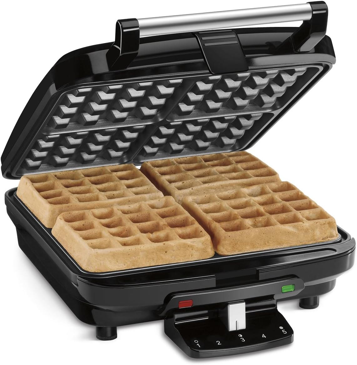CUISINART 4-Slice Belgian Waffle Maker, Stainless Steel, Silver - WAF-150C