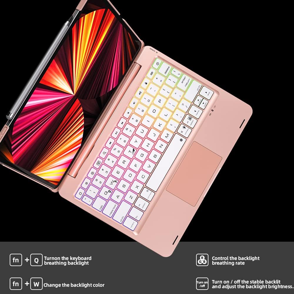 doqo Magnetic Keyboard Case for iPad Air 5th Generation(2022)/iPad Air 4th Generation(2020), iPad Pro 11 2018/2020/2021