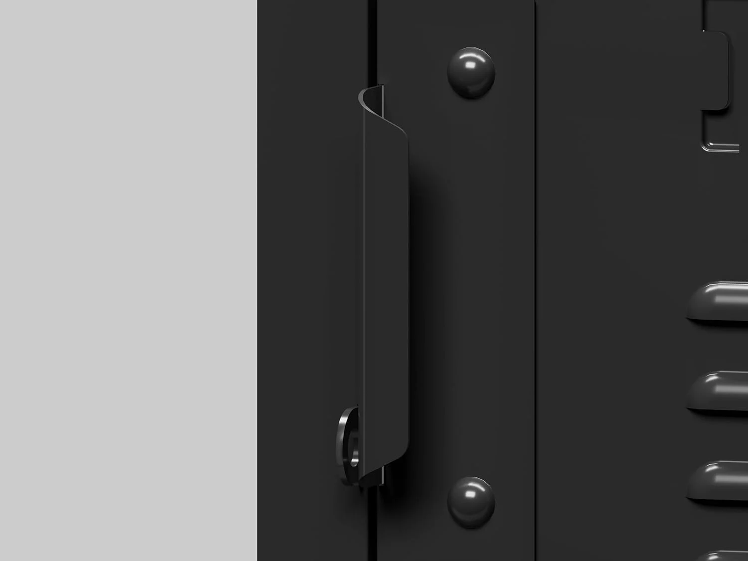 Metal Storage Cabinet, 5 Doors Lockable Employees Metal Locker, 72" Tall Metal Locker Accent Storage Cabinet