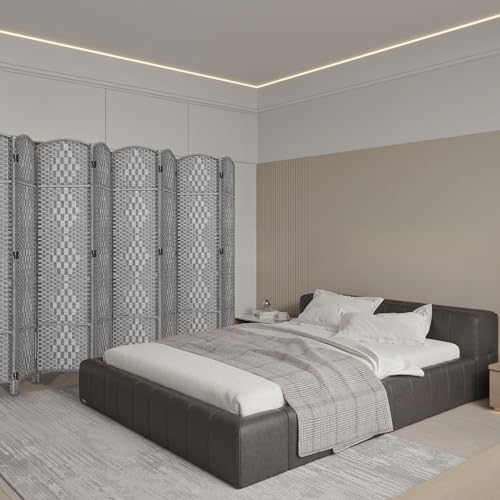 Room Divider, Room Dividers and Folding Privacy Screens, 16in Privacy Screen, 6 Panel Temporary Wall Partitions, 6ft Space Separation Panel Screen