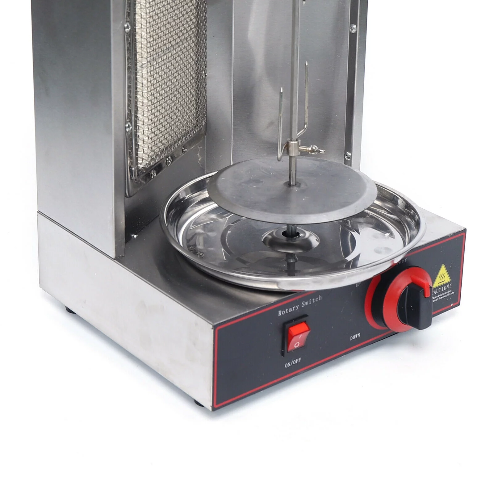 Gas Grill Meat Machine BBQ Rotisserie Oven Smokeless Vertical Broiler 110V LPG