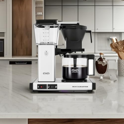 Technivorm Moccamaster 53941 KBGV Select 10-Cup Coffee Maker, Polished Silver, 40 ounce, 1.25l