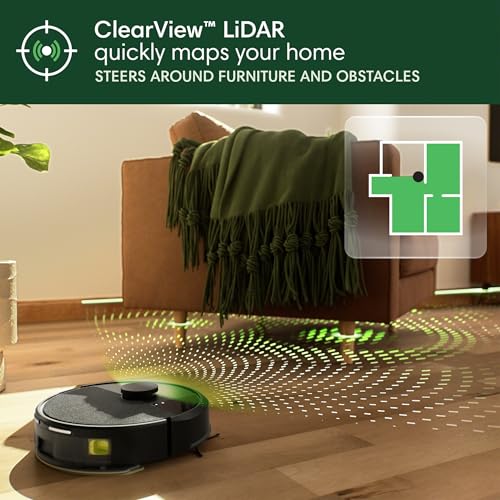 iRobot Roomba 104 Combo Robot Vacuum & Mop with AutoEmpty Dock - Amazon Exclusive, Self-Empties for 75 Days, Intense Power-Lifting Suction, LiDAR