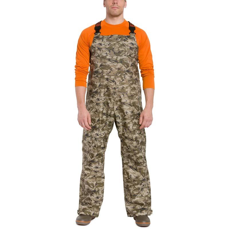 Grundens Neptune 509 Commercial Fishing Bib Refraction Camo Stone / XL
