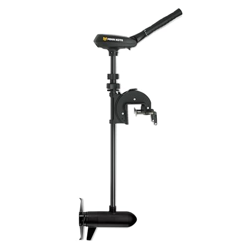 MinnKota Traxxis 80 Transom Mount Trolling Motor (80lbs Thrust, 42" Shaft) , Black