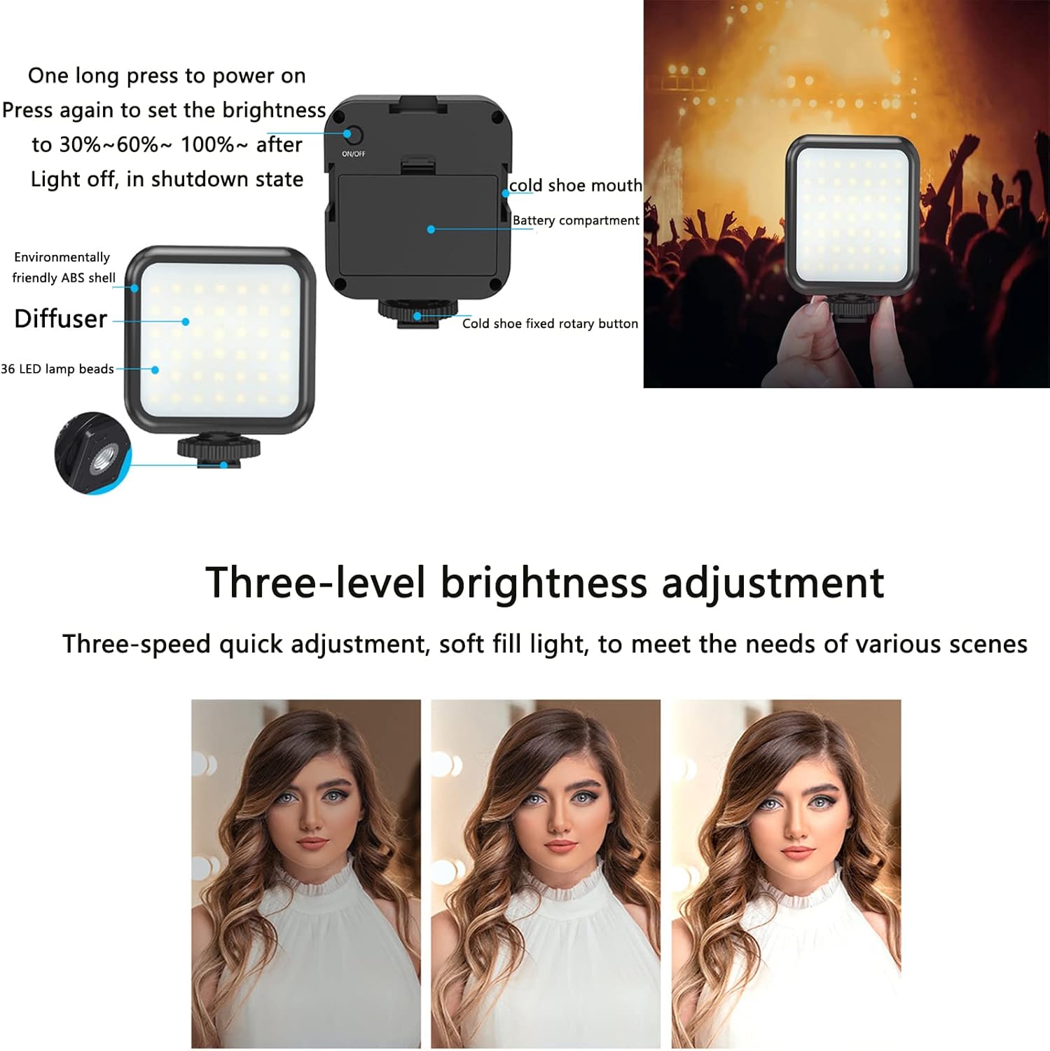ZLPOWER Vlogging Camera Kit Phone Video Accessories Adjustable Stand Holder Compatible with a Variety of Mobile Phone Models for Live Stream