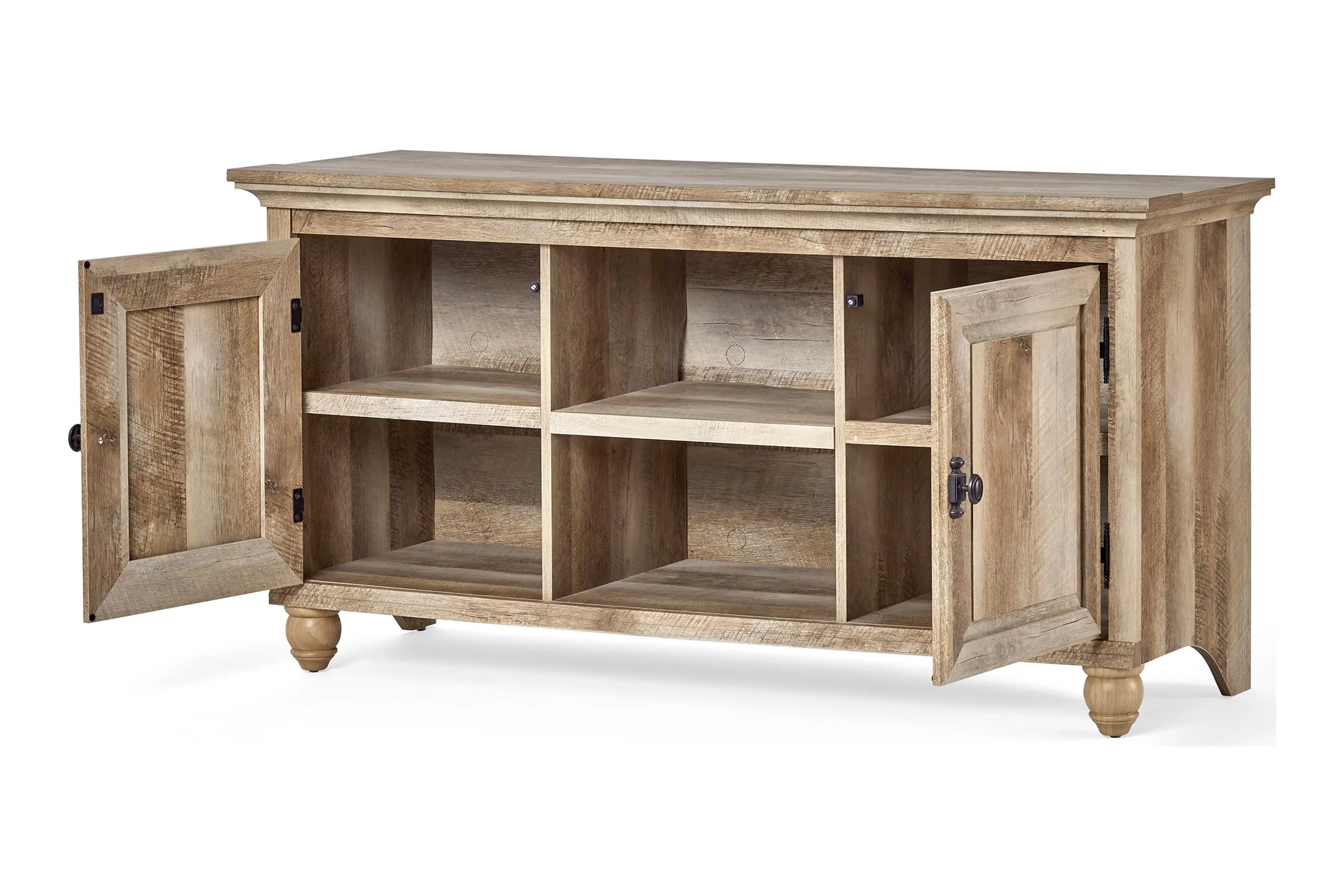 Better Homes & Gardens Crossmill TV Stand for TVs up to 65", Weathered Finish