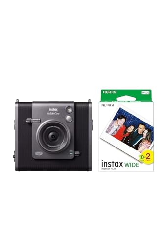 INSTAX Wide EVO 2-in-1 Instant Film Camera and Printer, Rear LCD Screen, 10 Lens and 10 Film Filters, Wide-Angle Lens Function