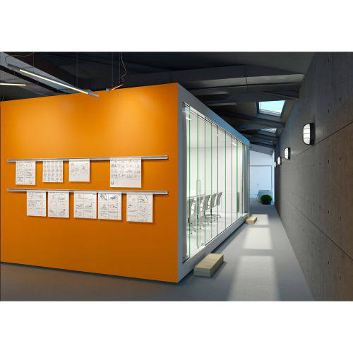 Ghent Hold Up Display Rail 96in 2 Carton