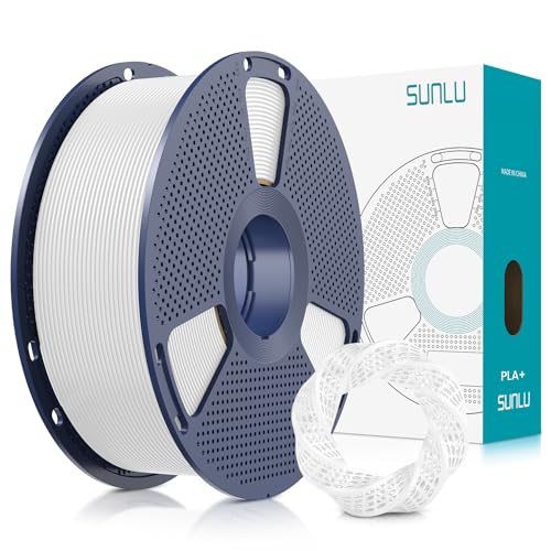 SUNLU 3D Printer Filament Bundle, PLA Plus Filament 10KG 1.75mm, Neatly Wound Filament for Most 3D Printer, 10 Colors, 1kg Spool