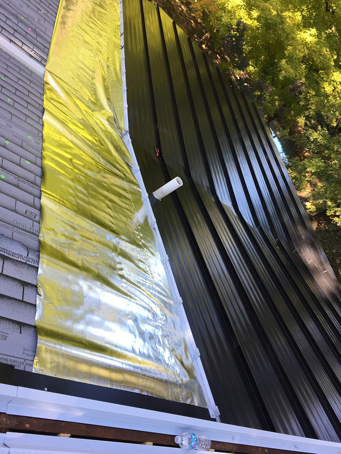 AES Industries Radiant Vapor Barrier Reflective Insulation 25.5" 500 sqft Attic Foil Solid Pack of 2