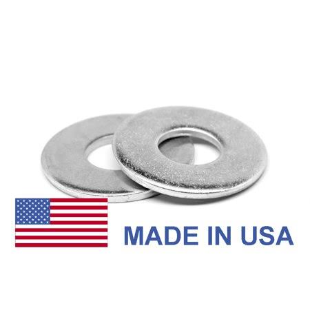 Asmc Industrial 9/16 inch Grade 8 Flat Washer SAE Pattern - USA Medium Carbon Steel Zinc Plated Pk 1700
