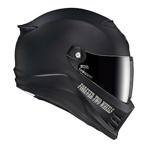 ScorpionEXO Covert FX Full Face Adult Motorcycle Helmet Street Fighter Style with Bluetooth Ready Speaker Pockets DOT ECE 22.06 Approved Unisex