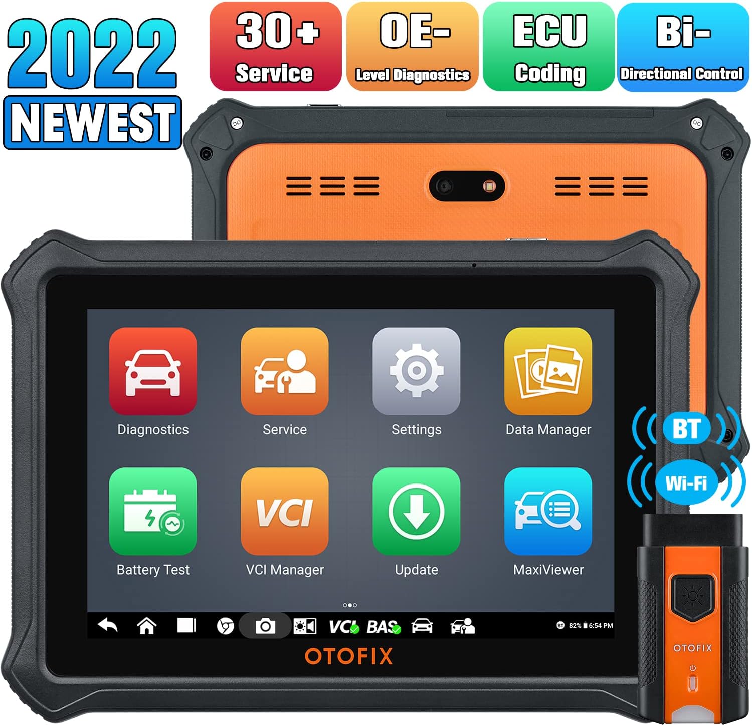 OTOFIX D1 Diagnostic Scanner with Bi-Directional Control, 2022 Newest Car Scan Tool Upgraded of Autel MP808 DS808 MS906, OE All Systems Diagnostics