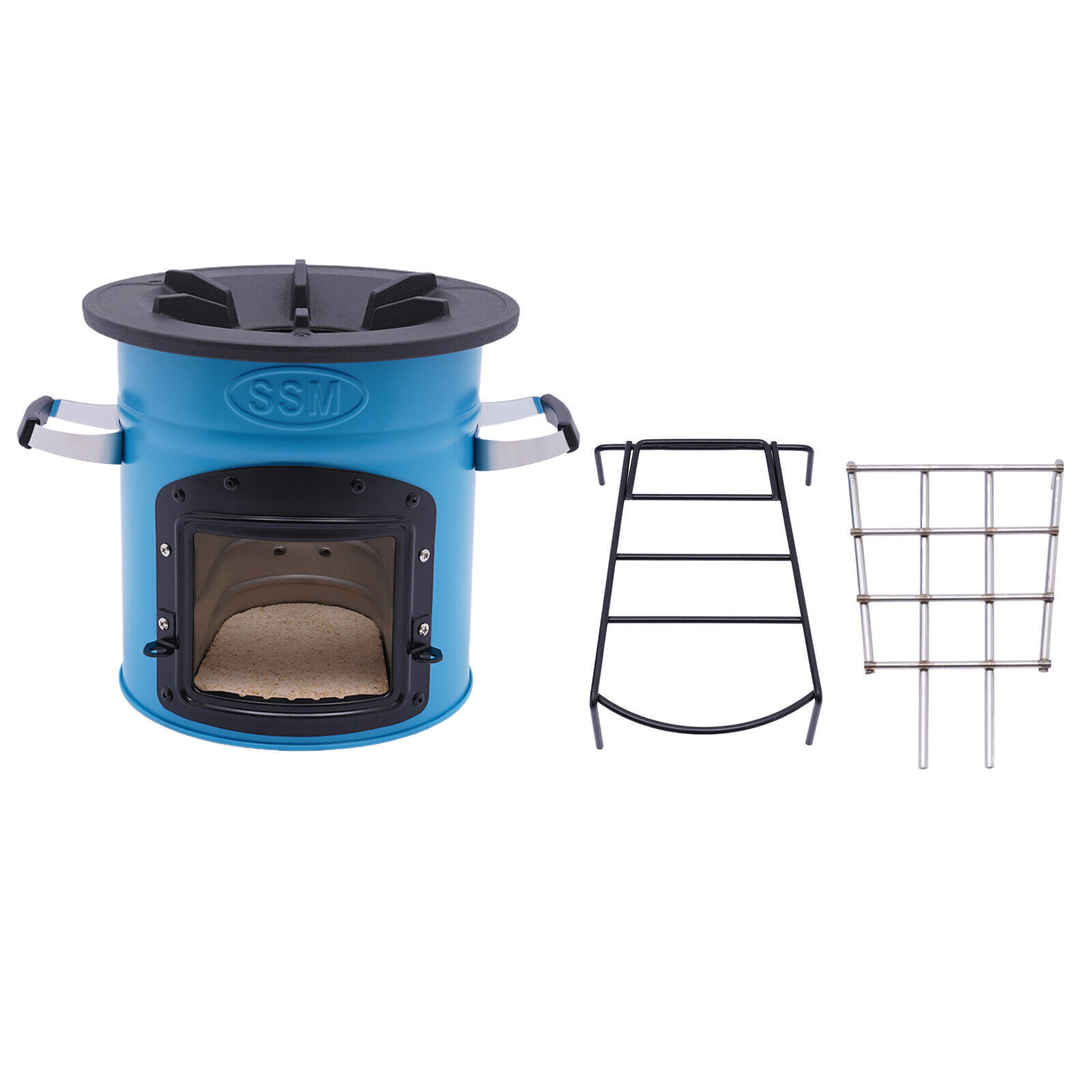 Outdoor Portable Camping Rocket Stove Camping Wood Stove Picnic Cook Tent Stove