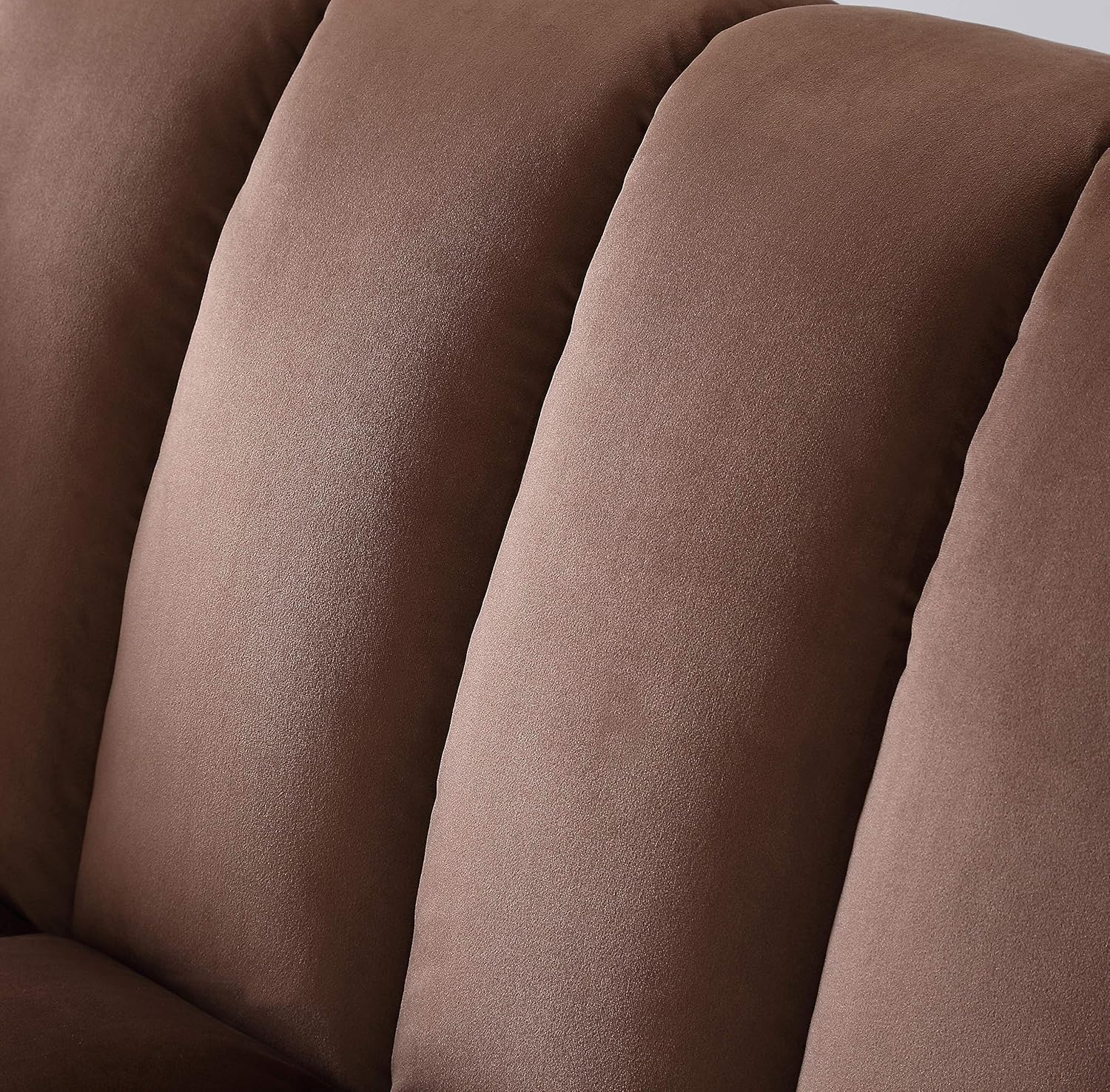 83" Convertible Modern Velvet Storage Sleeper Sofa Bed in Brown