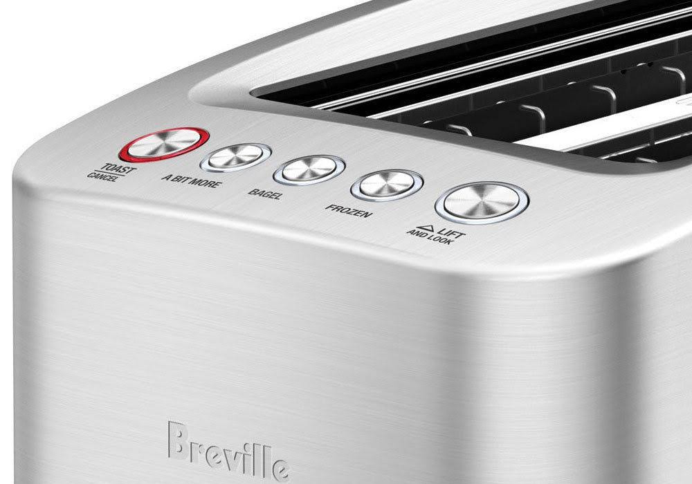 Breville BTA830XL Die-Cast 4-Slice Long Slot Smart Toaster