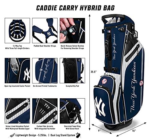 WinCraft Boston Red Sox Caddie Carry Hybrid Golf Bag