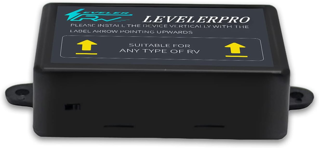 Rhino Storm RVLevelerPRO, Wireless Vehicle Leveling System Fit for RVs, Campers, Trailers, 5th Wheels, Smart RV Leveler for Android & iOS