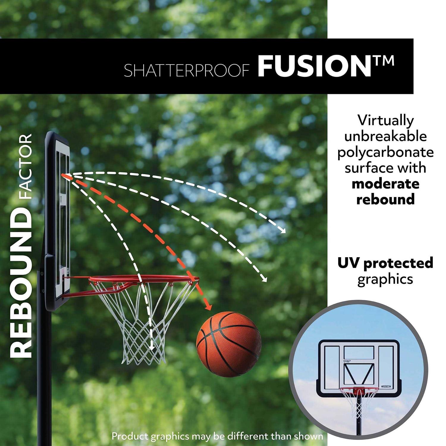 Lifetime Adjustable Portable Basketball Hoop - Sports Supplies Online Store