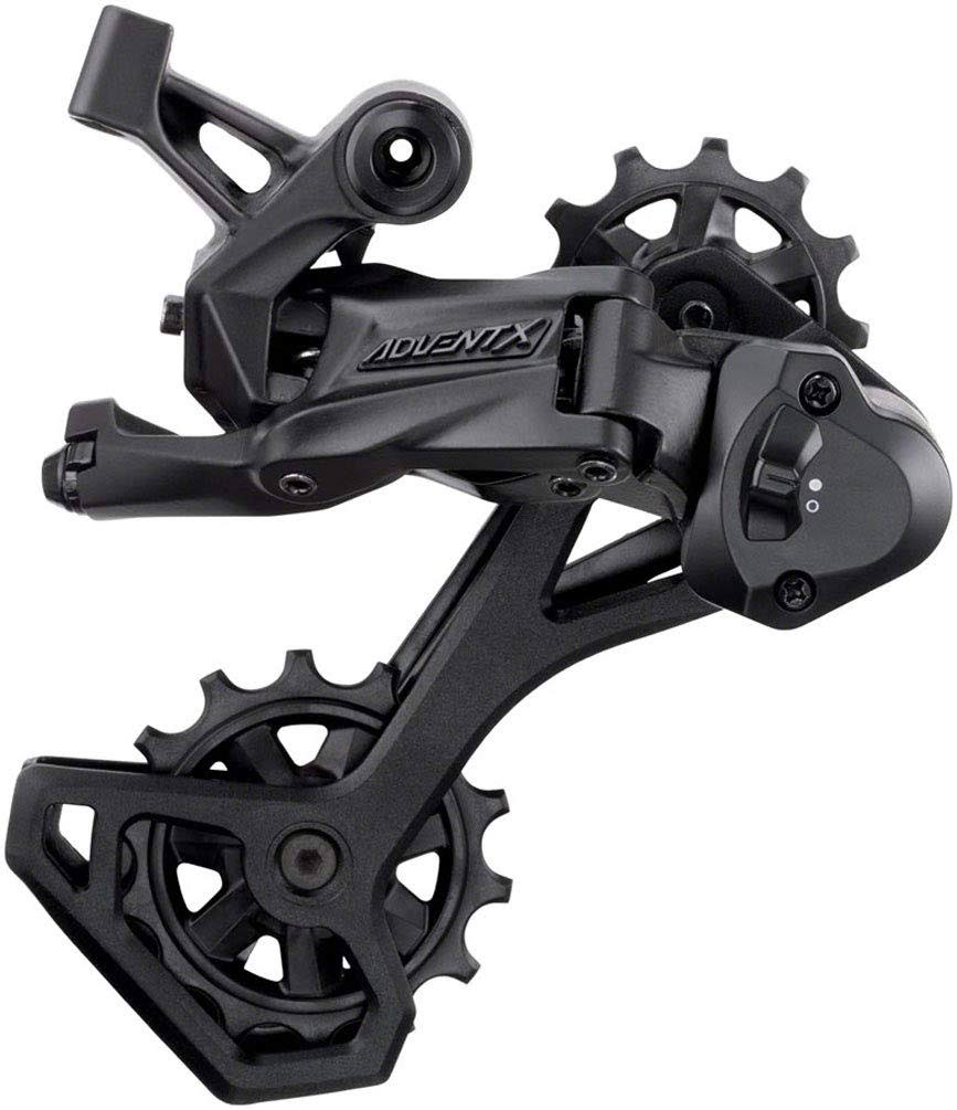 Microshift Advent x Rear Derailleur - 10-Speed Medium Cage Black with Clutch