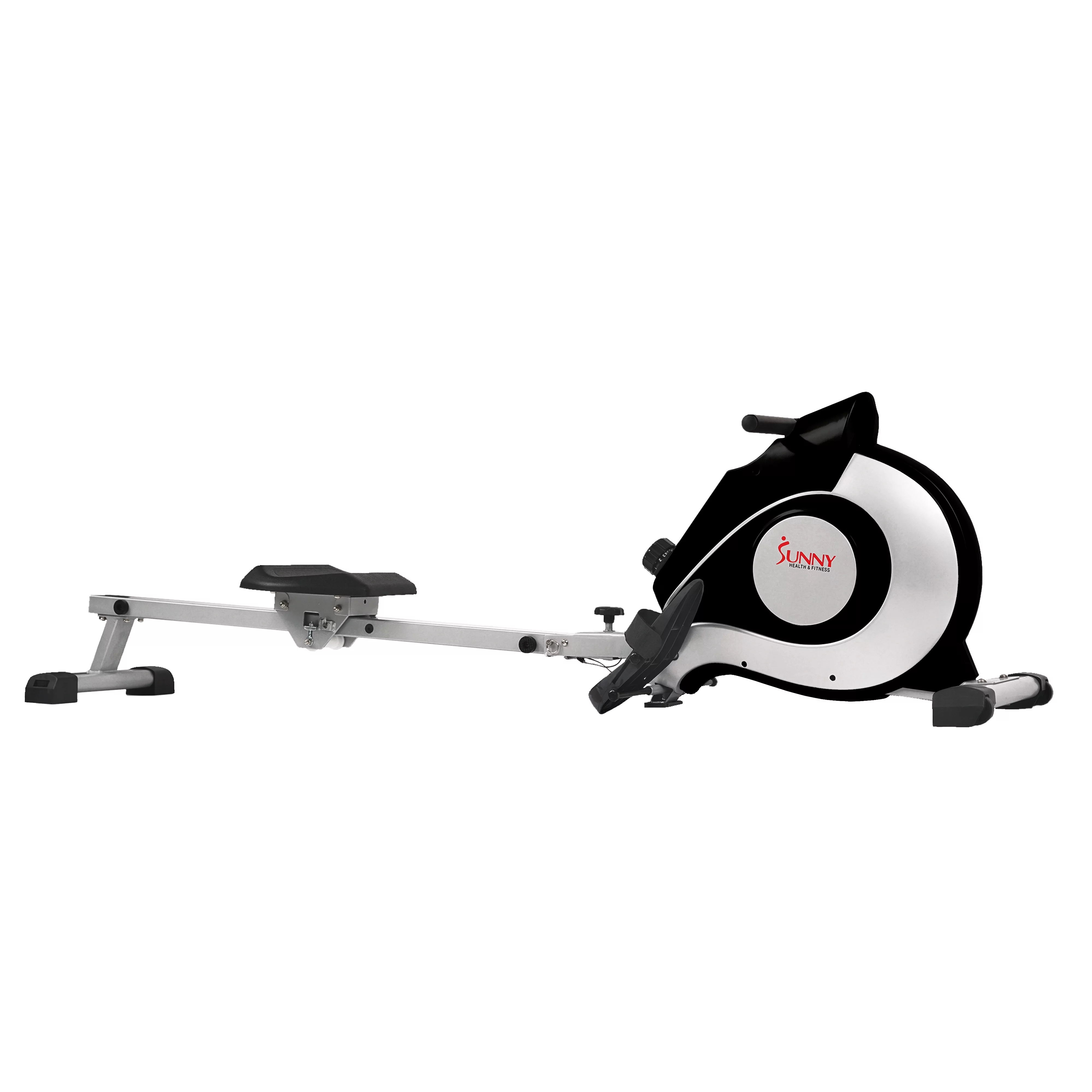 Sunny Health & Fitness Smart Magnetic Rowing Machine with Extended Slide Rail with Optional Exclusive SunnyFit® App Enhanced Bluetooth Connectivity