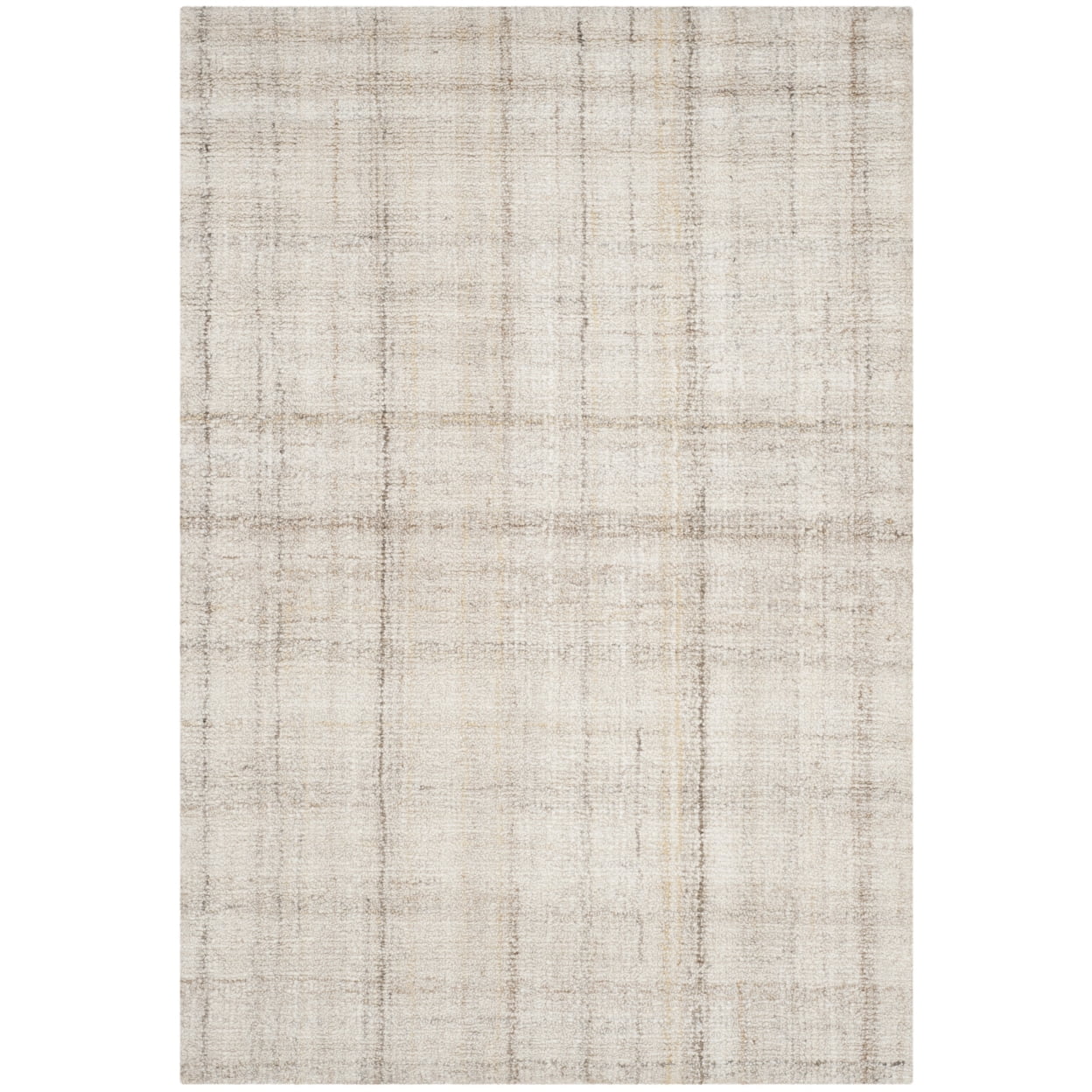 SAFAVIEH Abstract Bailey Striped Area Rug, Ivory/Beige, 10' x 14'