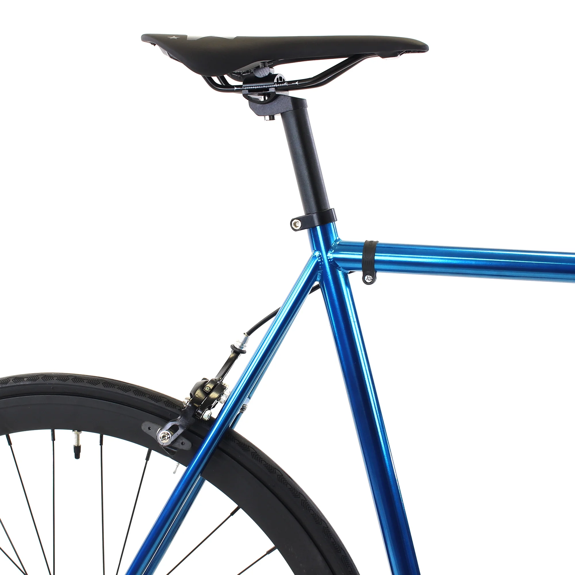 Golden Cycles Single Speed Fixed Gear Bike with Front & Rear Brakes
