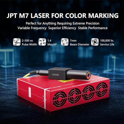 ComMarker US Stock B4 60 W JPT Mopa Fiber Laser Engraving Machine,Support Lightburn Laser Engraver with 2Lens
