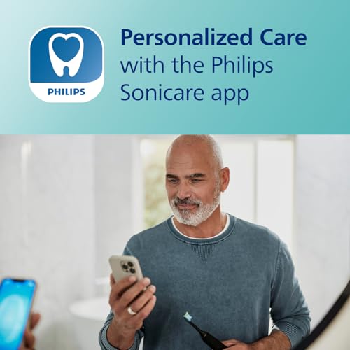 Philips Sonicare DiamondClean Smart 9300 Electric Toothbrush, Sonic Toothbrush with App, Pressure Sensor, Brush Head Detection