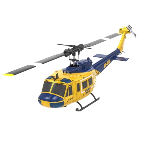 RC Helicopter for Adult, UH-1 Huey Remote Control Helicopter C032 1/48 Scale 2.4G 6CH RC Airplane Model