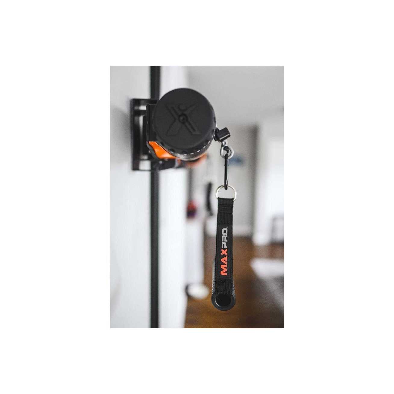 MAXPRO Slimline Wall Track Precision Engineered, Strong and Powerful Design One-Button Operation Smartconnect cable Home gym Sol