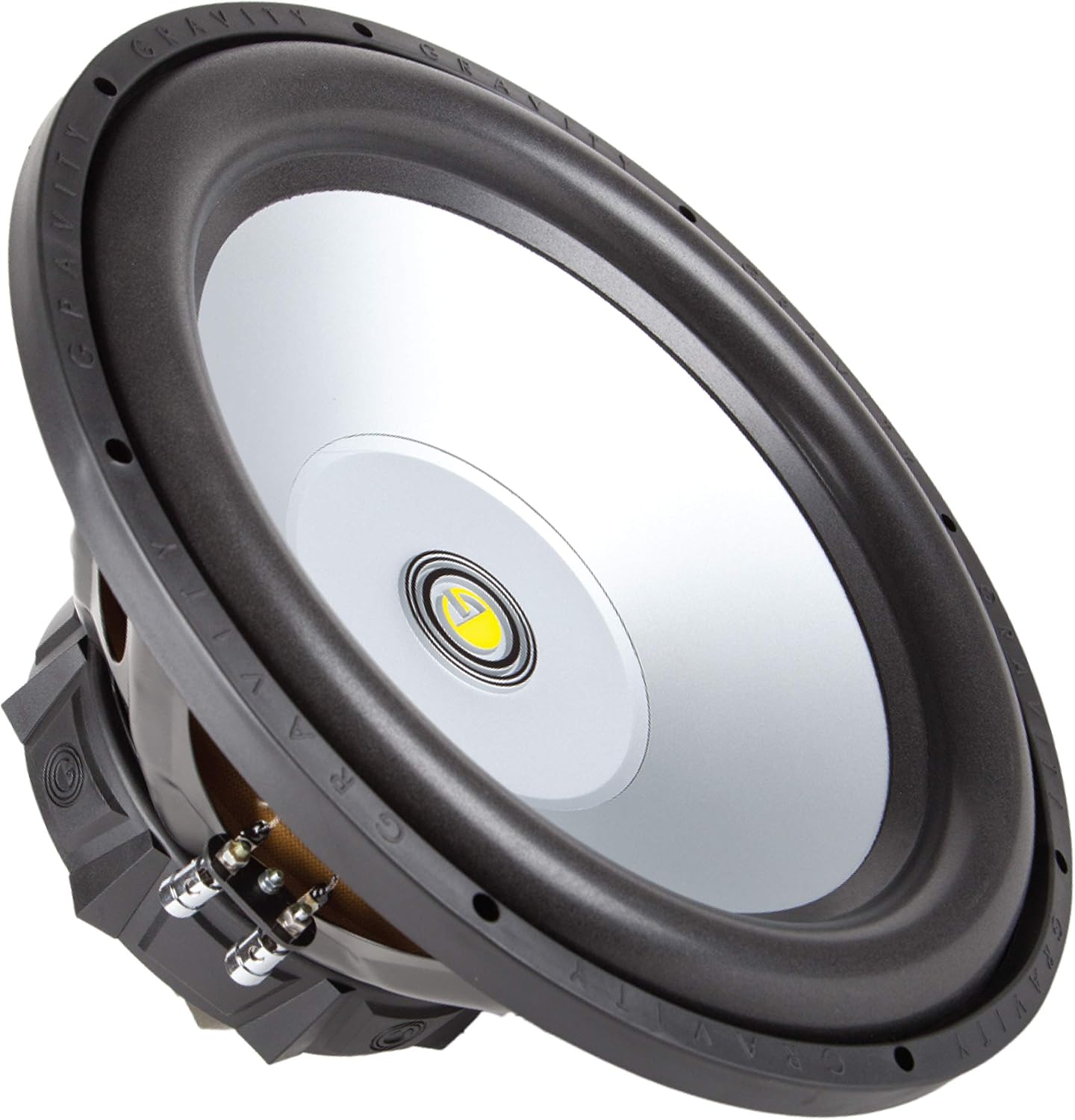 Gravity 15 Inch 1600 Watt Car Audio Subwoofer w/ 4 Ohm DVC Power (Single)