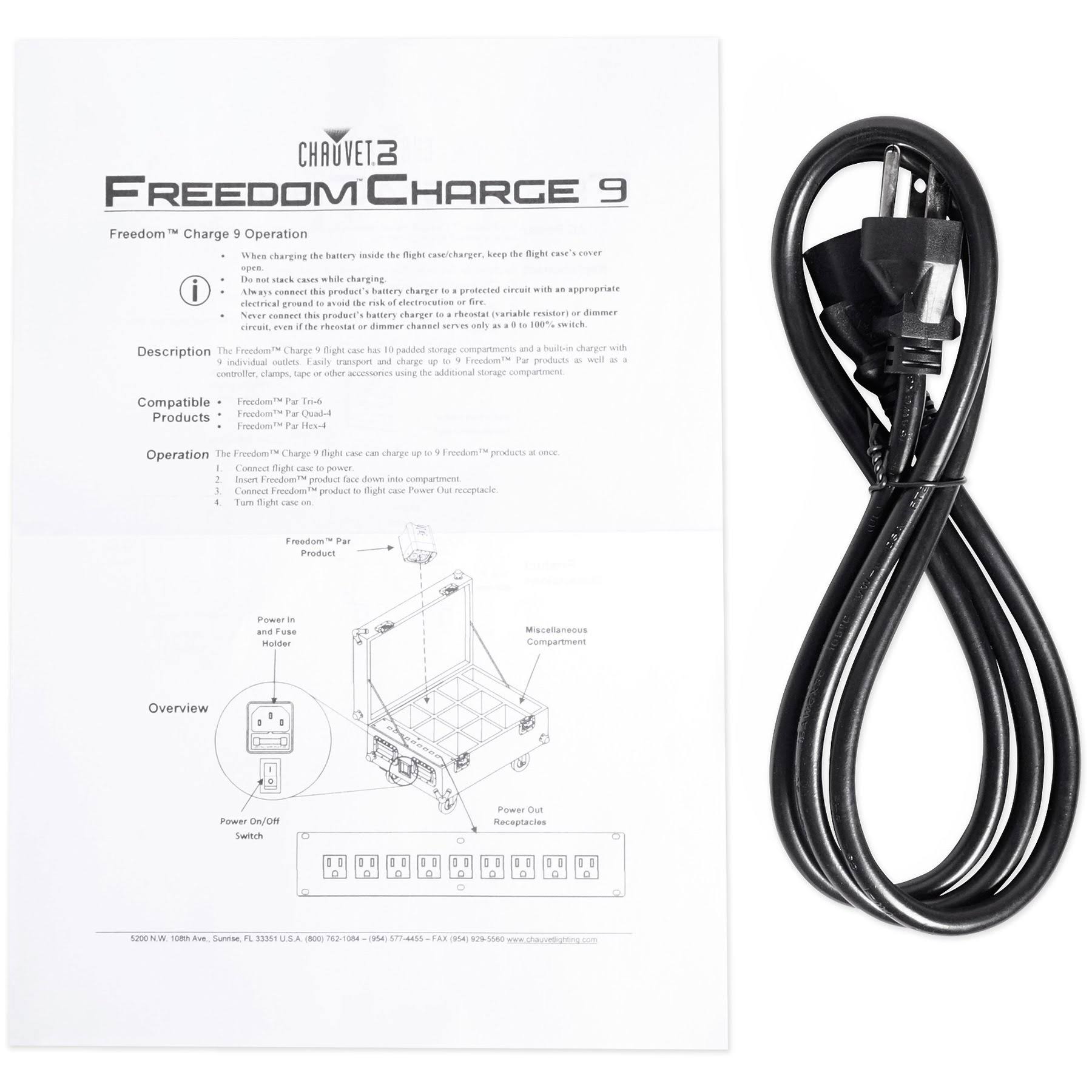 Chauvet DJ Freedom Charge 9 Road Case