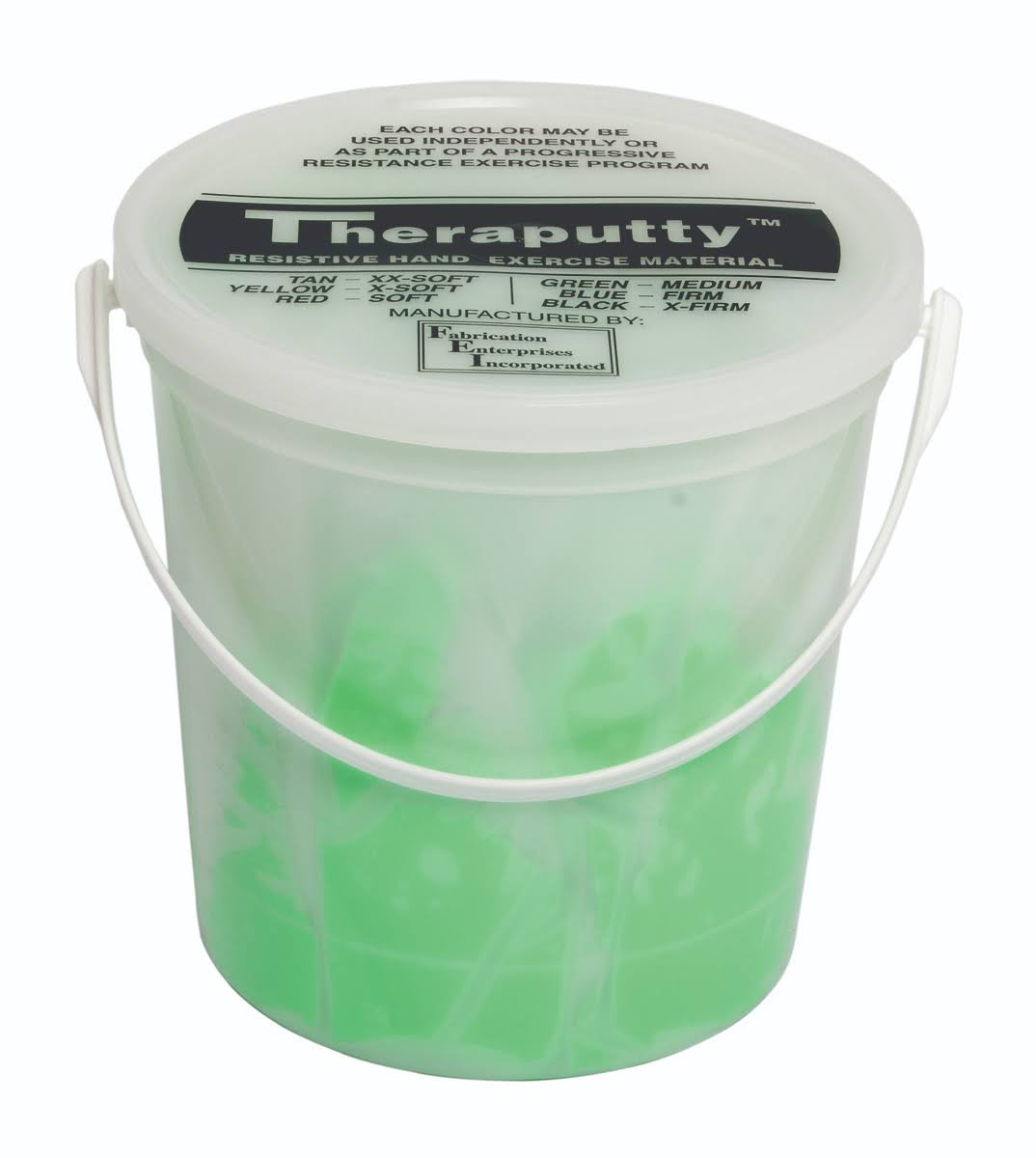 Cando Theraputty Exercise Material - 5 lb - Green - Medium