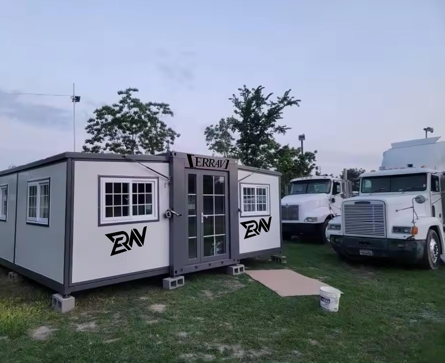 Modular Guest House - 19 x 20 FT, Foldable House, Container Home, Portable House, Tiny House for Small Family