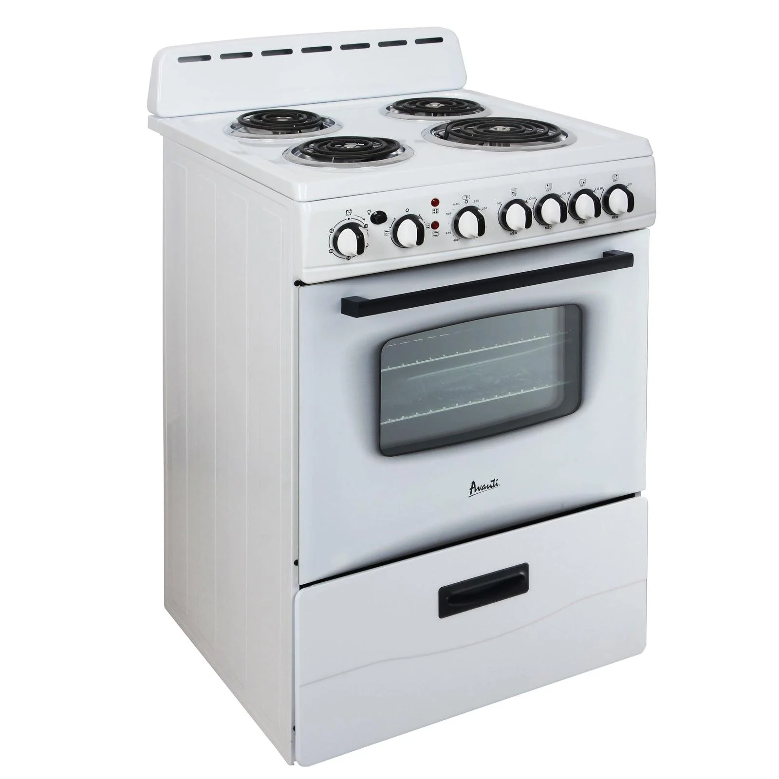 Avanti ERU240P0W 24 Inch Electric Freestanding Range - White