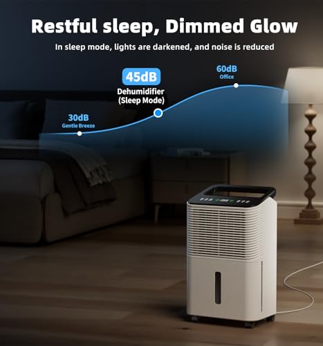 Dehumidifier,TABYIK 35 OZ Small Dehumidifiers for Room for Home, Quiet with Auto Shut Off, Dehumidifiers for Bedroom (280 sq. ft), Bathroom, RV
