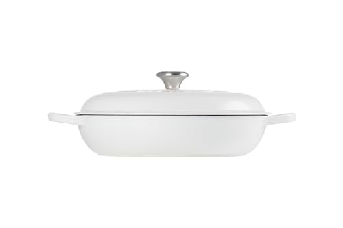 Le Creuset Enameled Cast Iron Signature Braiser, 3.5 qt., Marseille