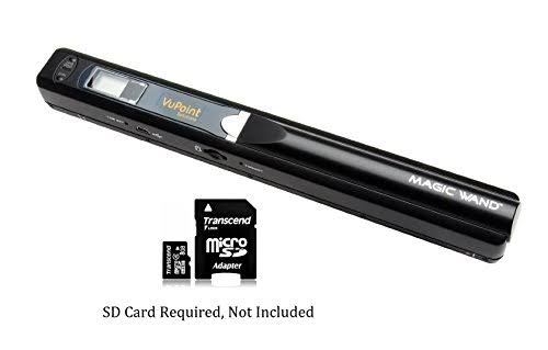 Vupoint PDS-ST415-VPS Magic Wand Portable Scanner (900 dpi Version) - Black