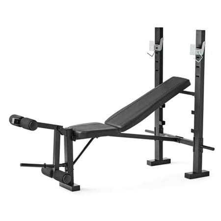 Athletic Works Standard Bench &amp; Rack Combo with Leg Press - Sports Supplies Online Store