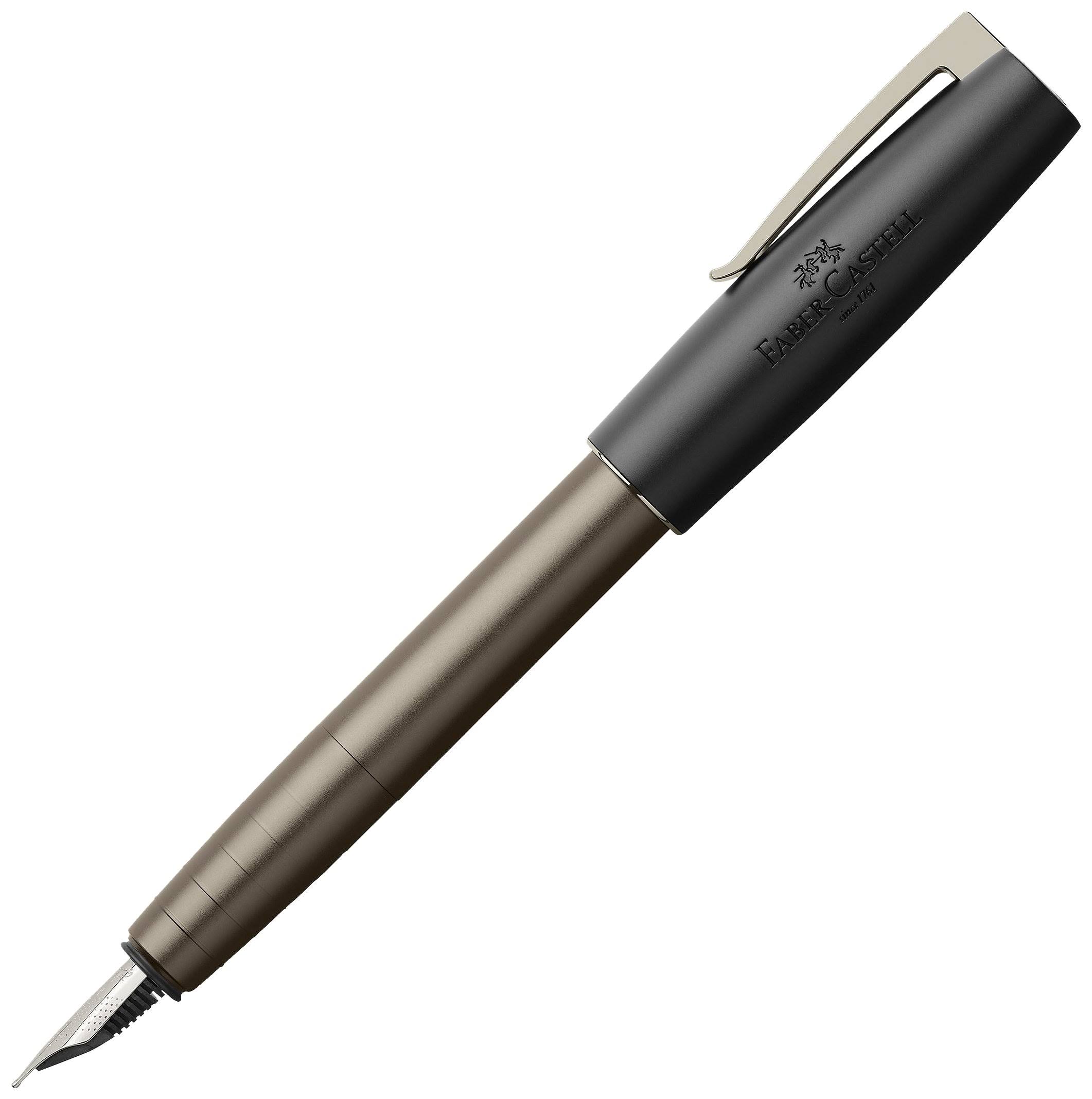 Faber Castell Loom Gunmetal Matte Fountain Pen - Extra-Fine