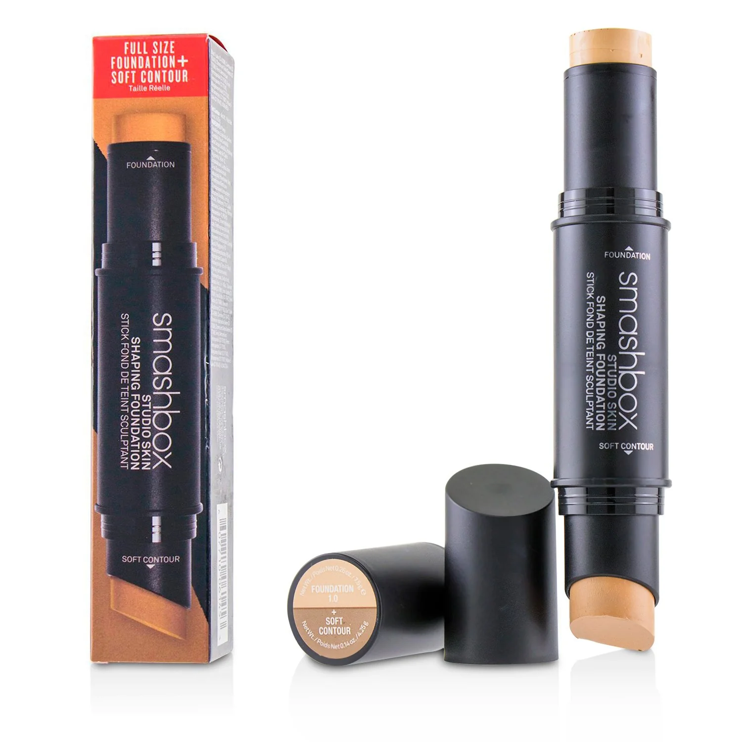 Smashbox Studio Skin Shaping Foundation + Soft Contour Stick - # 3.3 Warm Medium Beige  11.75g/0.4oz