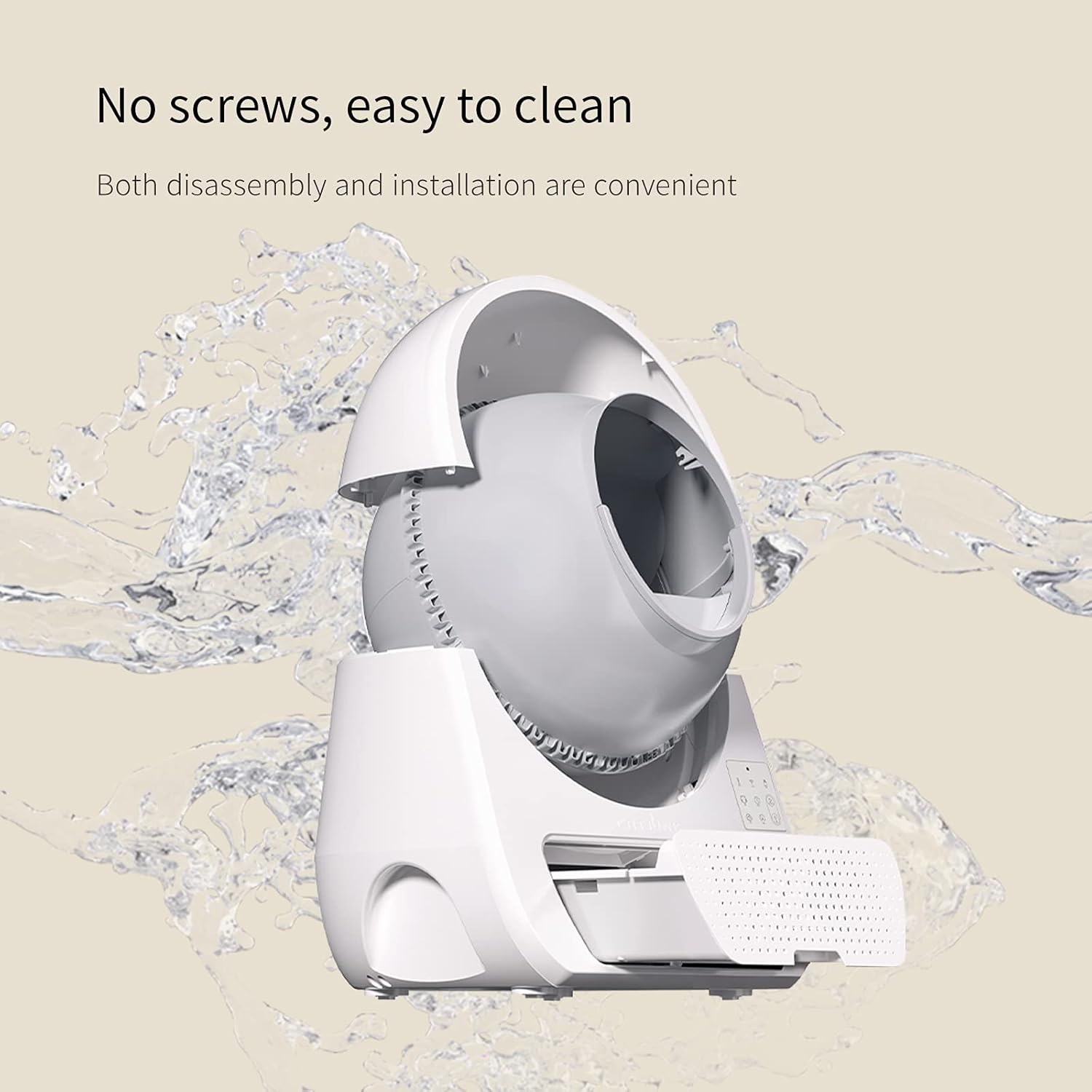 Catlink Self-Cleaning Cat Litter Box, APP Control, Health Report, Double Odor Removal, Extra Large Automatic Cat Litter Box
