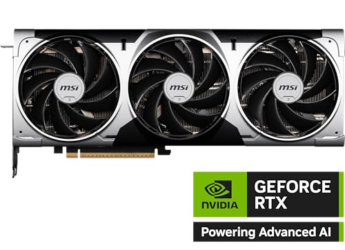 MSI Gaming RTX 5070 Ti 16G Ventus 3X OC Graphics Card (16GB GDDR7, 256-bit, Extreme Performance: 2497 MHz, DisplayPort x 3 2.1a, HDMI 2.1b