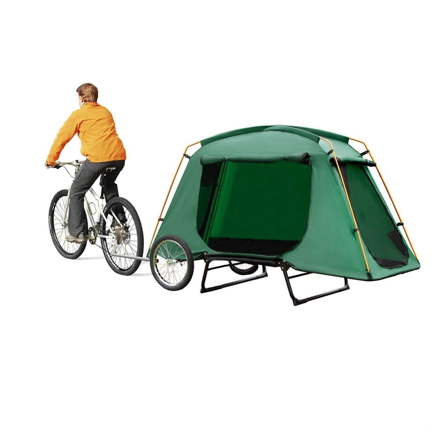 jagahaha The Ultimate Folding E-Bike Trailer Tent for Off-The-Ground Camping - Sports Supplies Online Store
