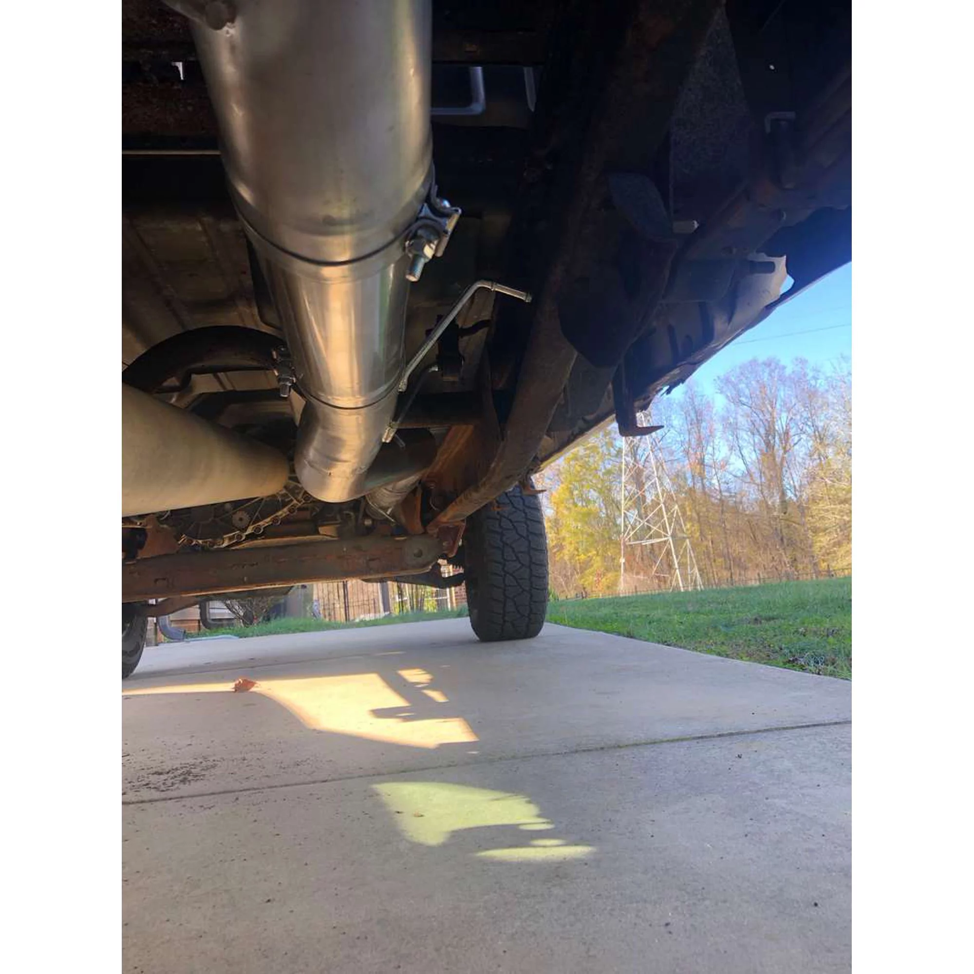 Kojem 5" Down Pipe Back Exhaust System for 01-07 Duramax Diesel 6.6L Chevy Silverado GMC Sierra 2500HD/3500