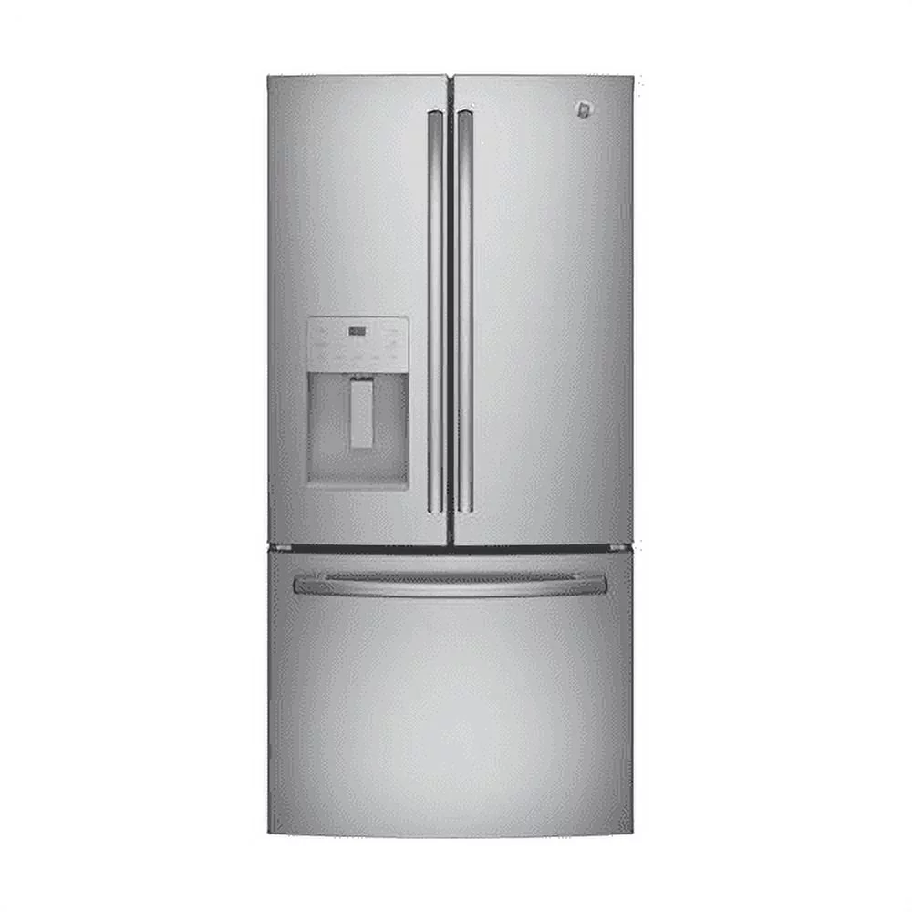 "GE GYE18JSLSS 33"""" Counter Depth Side by Side Refrigerator with 17.5 cu. ft."
