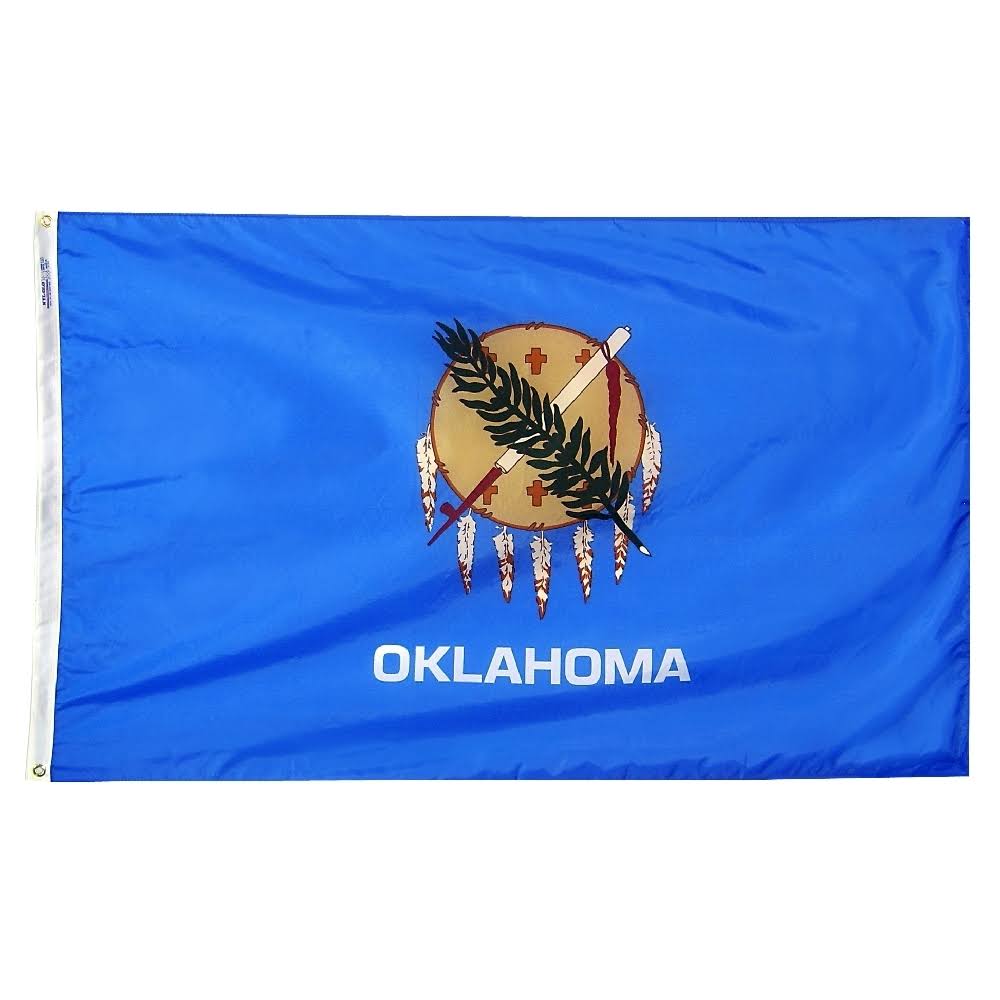 Oklahoma Flag 6 ft x 10 ft Nylon