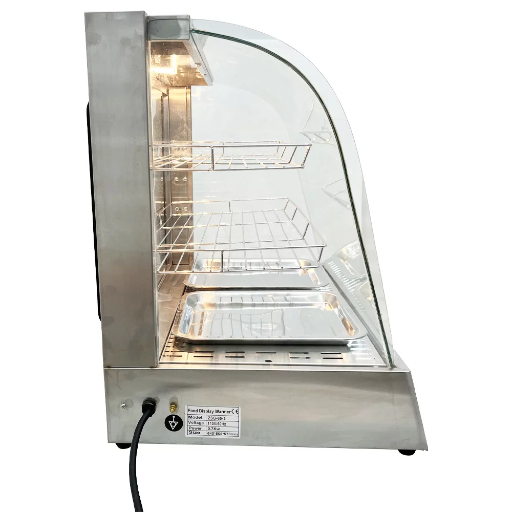 PreAsion 3 Layer Electric Heating Food Warmer Cabinet Showcase